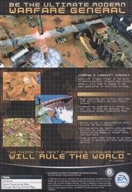 Command & Conquer: Generals - Box - Back Image