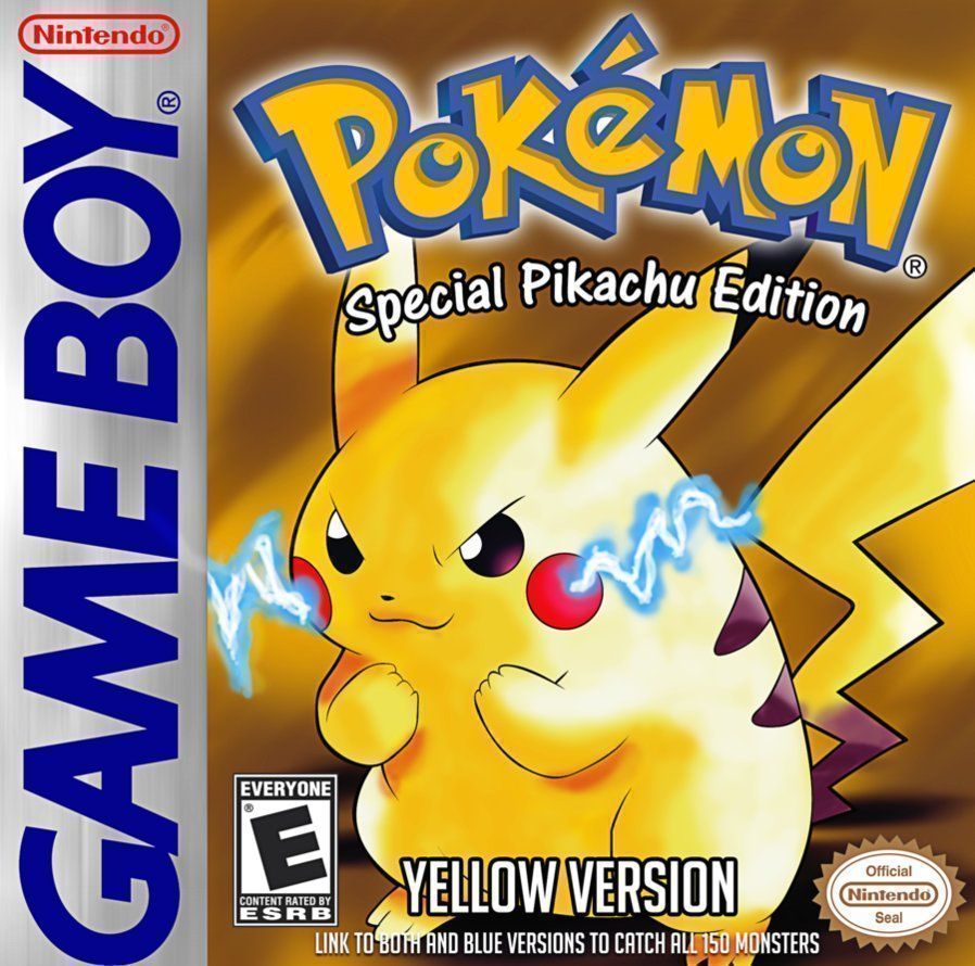 Pokemon Yellow Box PicoCAD by TomDoy