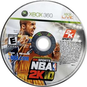 NBA 2K10 - Disc Image