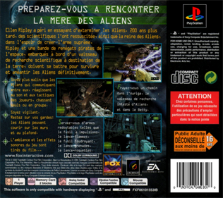 Alien: Resurrection - Box - Back Image