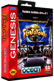 The Flintstones (Ocean Software) - Box - 3D Image