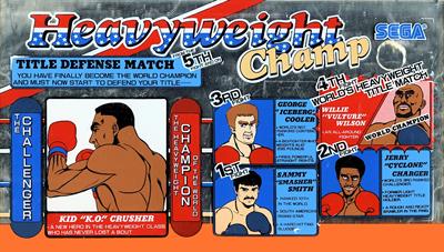 Heavyweight Champ (1987) - Arcade - Marquee Image