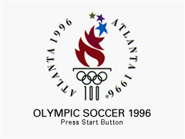 Olympic Soccer - Screenshot - Game Title Image