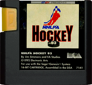 NHLPA Hockey 93 - Cart - Front Image