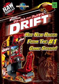 The Fast and the Furious: Drift - Advertisement Flyer - Front Image