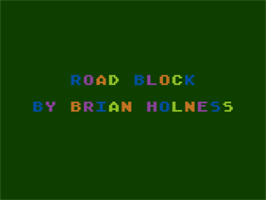 Road Block - Screenshot - Game Title Image