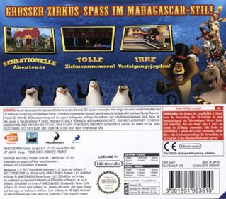 Madagascar 3: The Video Game - Box - Back Image