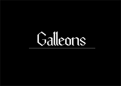 Galleons - Screenshot - Game Title Image