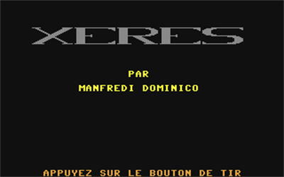 Xeres - Screenshot - Game Title Image