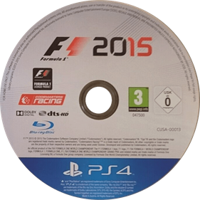 F1 2015 - Disc Image