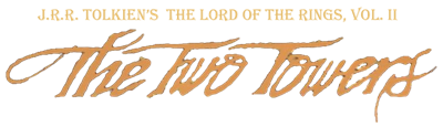J.R.R. Tolkien's The Lord of the Rings, Vol. II: The Two Towers - Clear Logo Image