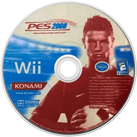 PES 2008: Pro Evolution Soccer - Disc Image