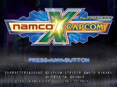 Namco x Capcom - Screenshot - Game Title Image