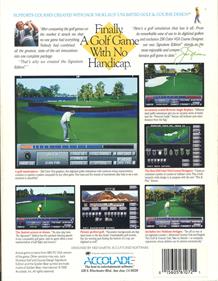 Jack Nicklaus Golf & Course Design: Signature Edition - Box - Back Image