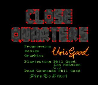 Close Quarters - Screenshot - Game Title Image