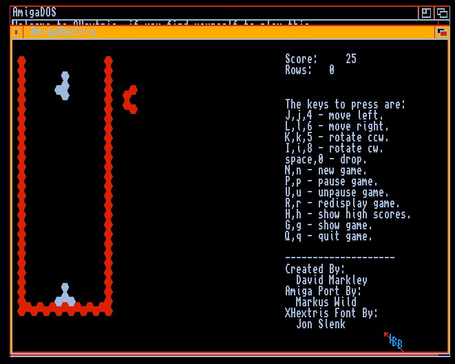 Amiga Hextris