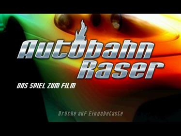 Autobahn Raser: Das Spiel zum Film - Screenshot - Game Title Image