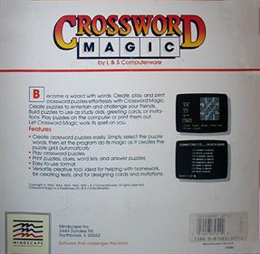 Crossword Magic - Box - Back Image