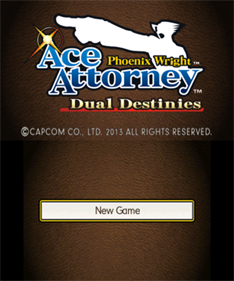 Phoenix Wright: Ace Attorney: Dual Destinies - Screenshot - Game Title Image