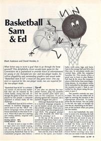 Basketball Sam & Ed - Advertisement Flyer - Front Image