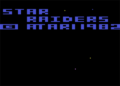 Star Raiders - Screenshot - Game Title Image