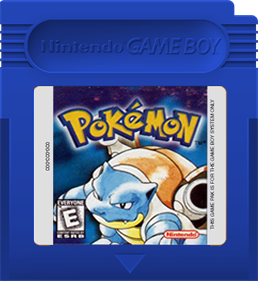 Pokémon Blue Version - Cart - Front Image