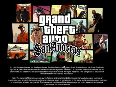Grand Theft Auto: San Andreas - Screenshot - Game Title Image