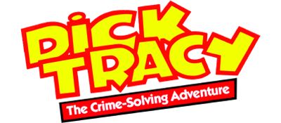 Dick Tracy: The Crime-Solving Adventure - Clear Logo Image