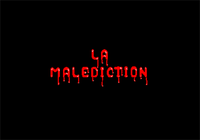 La Malediction - Screenshot - Game Title Image