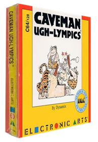 Caveman Ugh-Lympics - Box - 3D Image