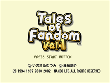 Tales of Fandom Vol. 1: Mint Version - Screenshot - Game Title Image