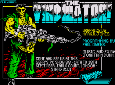 The Vindicator - Screenshot - Game Title Image