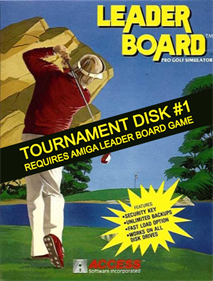 Leader Board Tournament Disk #1 - Fanart - Box - Front Image