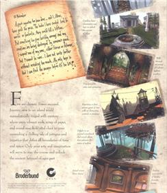 Myst - Box - Back Image