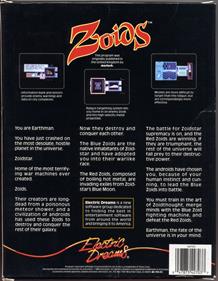 Zoids (Electric Dreams Software) - Box - Back Image