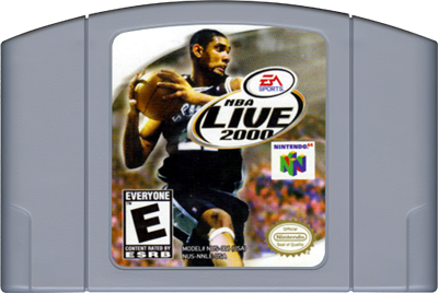 NBA Live 2000 - Cart - Front Image