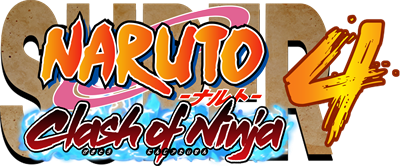 Super Naruto: Clash of Ninja 4 - Clear Logo Image