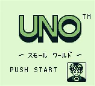 UNO: Small World - Screenshot - Game Title Image