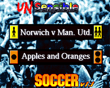 Unsensible Soccer - Screenshot - Game Title Image