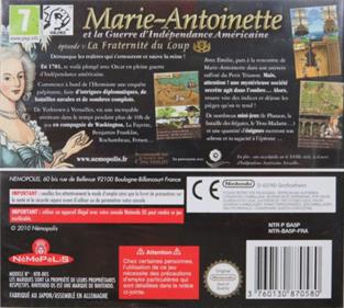 Marie-Antoinette and the American War of Independence: Episode 1: The Brotherhood of the Wolf - Box - Back Image