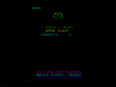 Major Havoc - Screenshot - Game Over Image