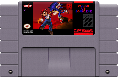 Mario vs. SONIC.EXE - Cart - Front Image