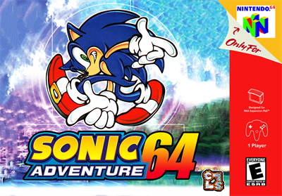 Sonic Adventure 64 - Box - Front Image