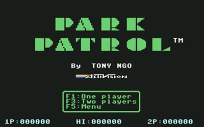 Park Patrol - Screenshot - Game Title Image