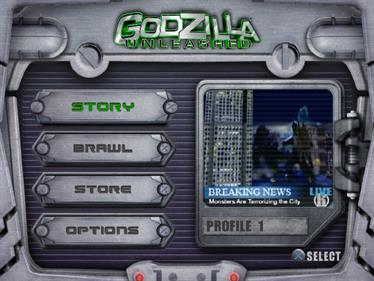 Godzilla: Unleashed - Screenshot - Game Select Image