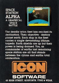 Space Station Alpha - Box - Back Image
