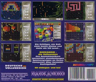 Barkanoid - Box - Back Image