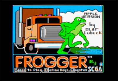 The Official Frogger - Screenshot - Game Title Image
