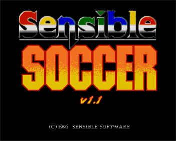 Sensible Soccer: European Champions: 92/93 Edition - Screenshot - Game Title Image