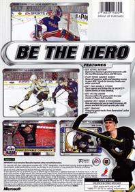 NHL 2002 - Box - Back Image